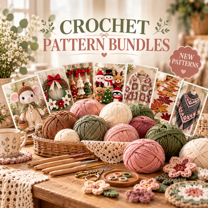 Crochet pattern bundles