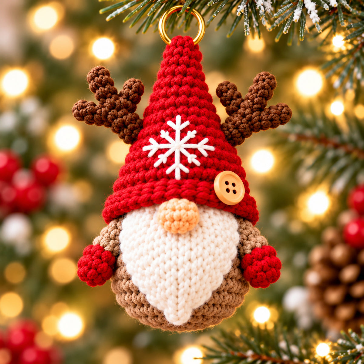 8 Christmas Gnome Crochet Patterns Bundle PDF – Keychains & Ornaments