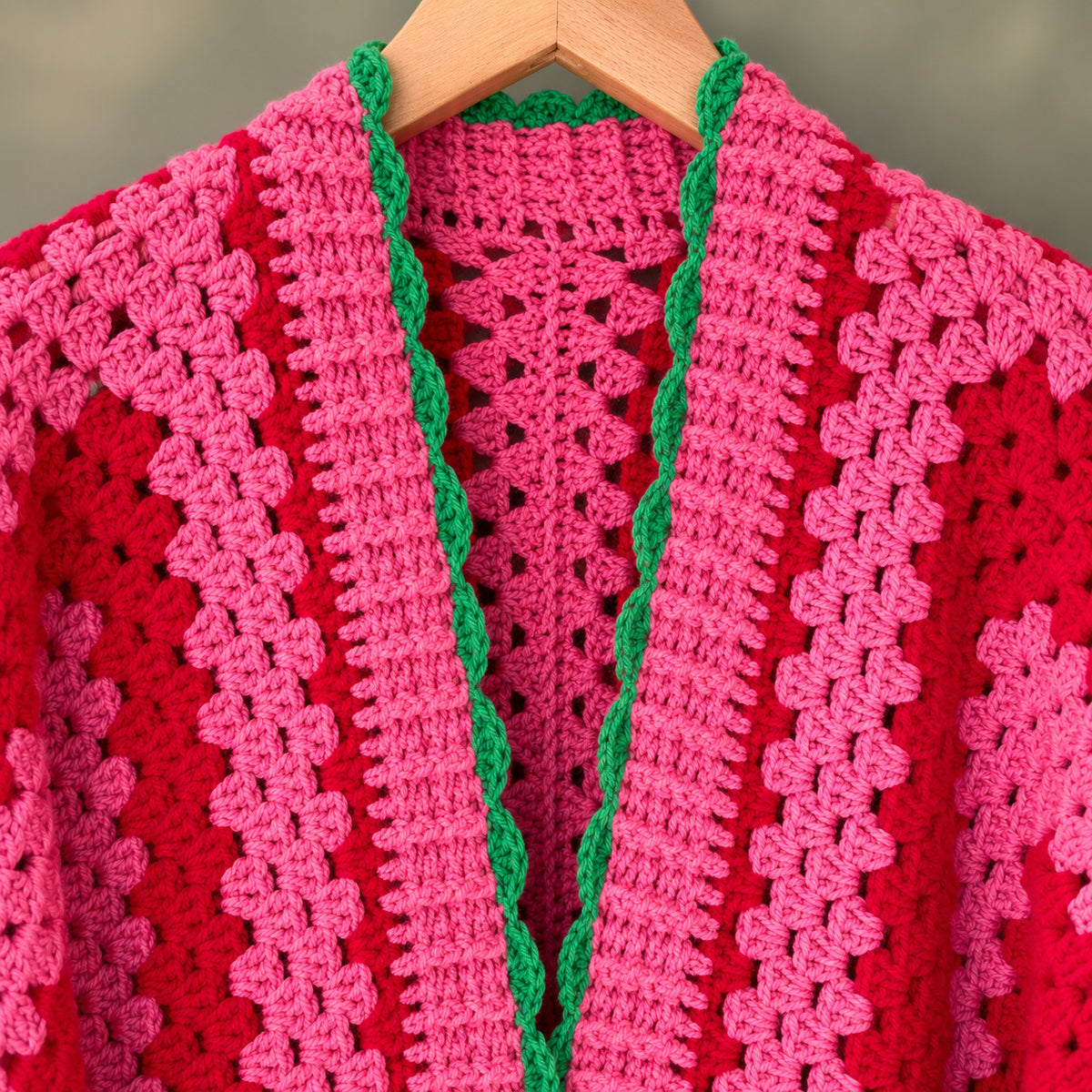 Marylebone Cardigan Crochet Pattern PDF – Balloon Sleeve Jacket S–3XL