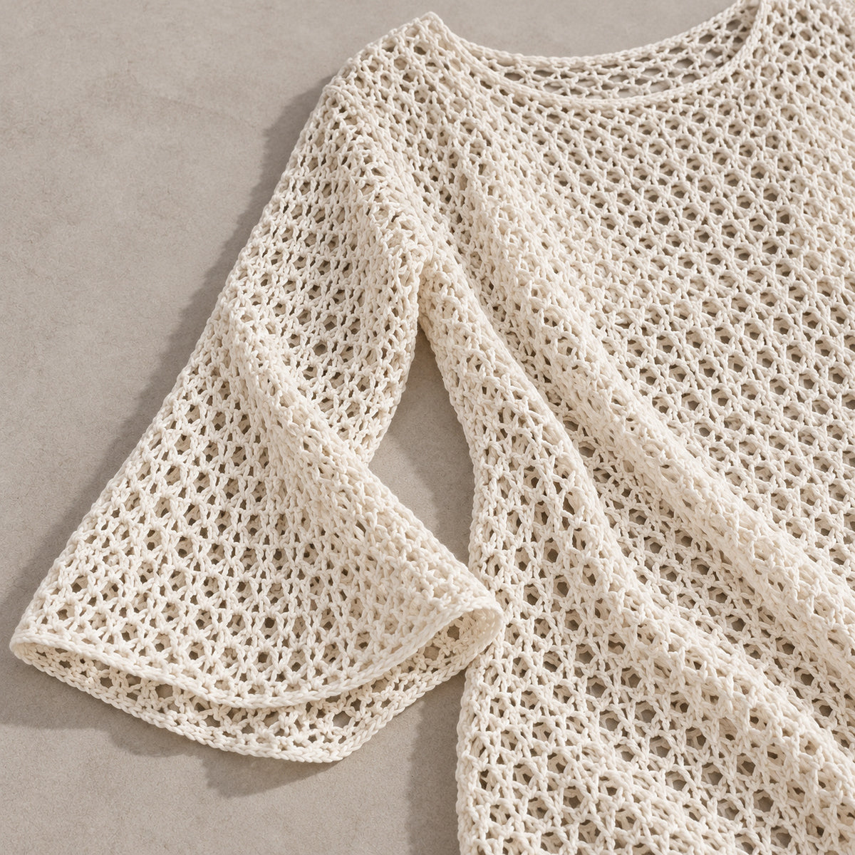 Laguna Dress Crochet Pattern PDF – Made-to-Measure Mesh Beach Cover Up