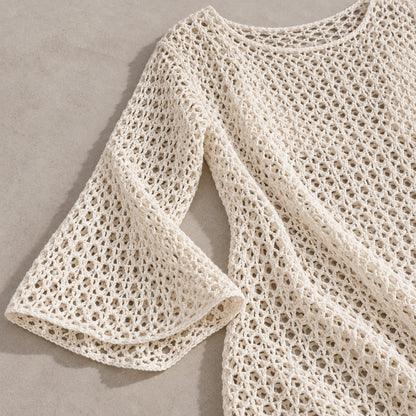 Laguna Dress Crochet Pattern PDF – Made-to-Measure Mesh Beach Cover Up