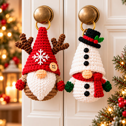 8 Christmas Gnome Crochet Patterns Bundle PDF – Keychains & Ornaments