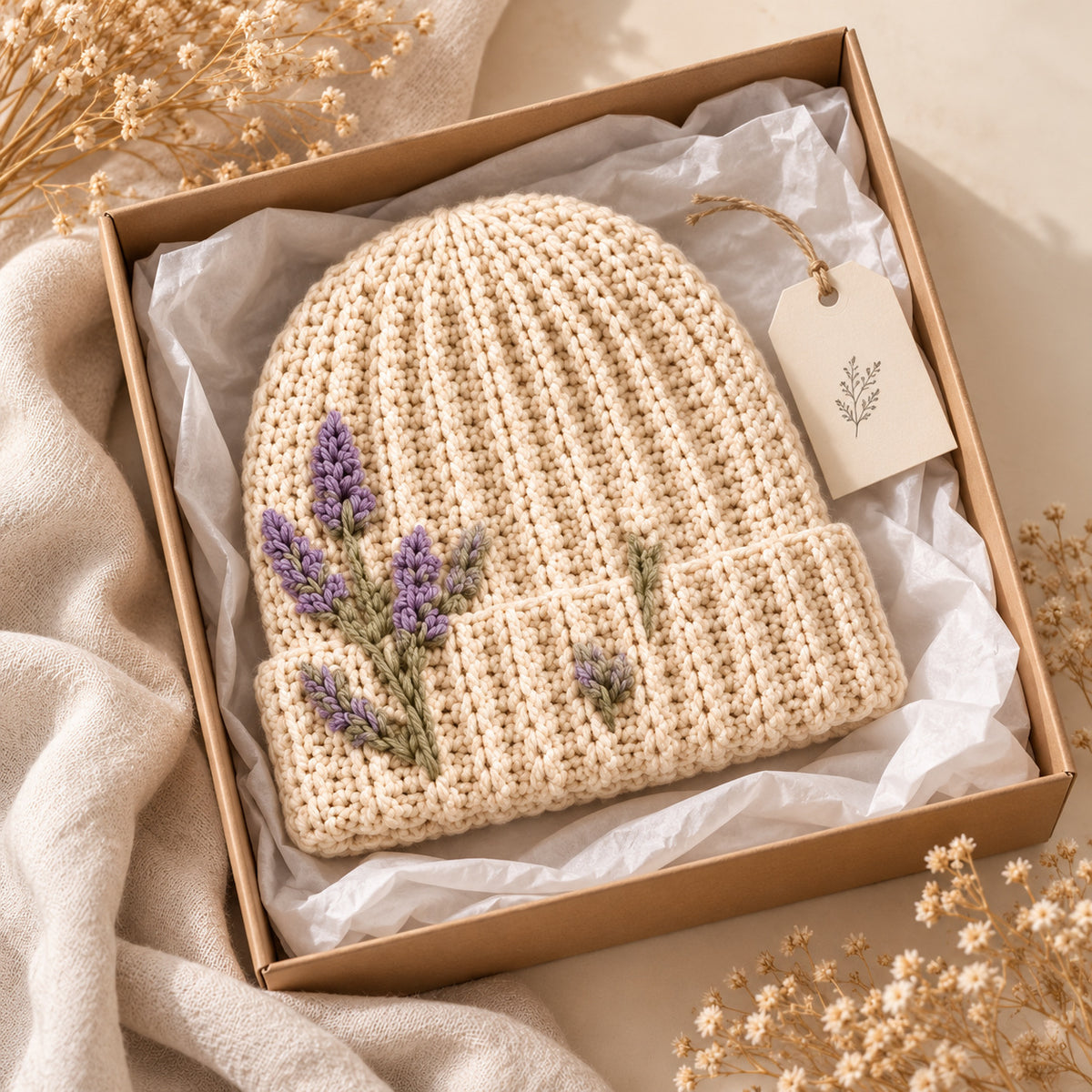 12 Crochet Beanie Patterns Bundle PDF – Modern Winter Hats, Bow, Floral & Chunky