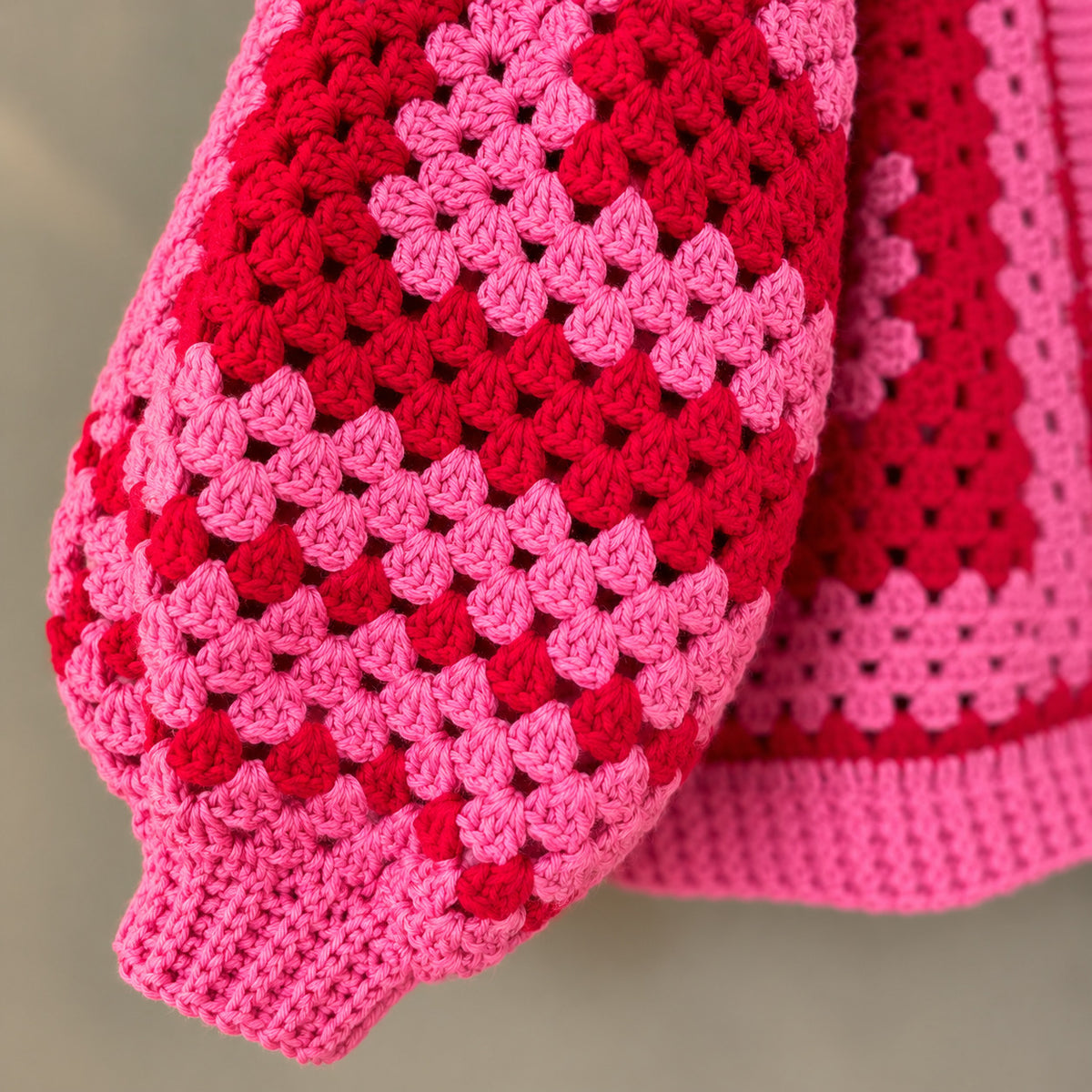 Marylebone Cardigan Crochet Pattern PDF – Balloon Sleeve Jacket S–3XL