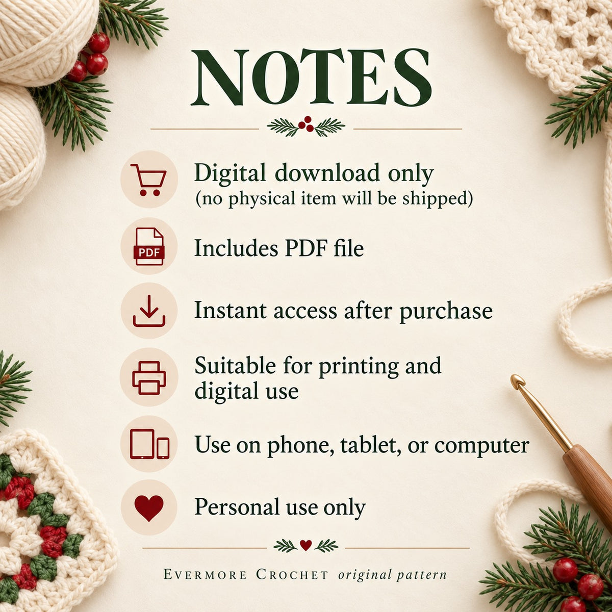 Crochet Christmas Lantern Pattern PDF – 3D Holiday LED Tea Light Holder