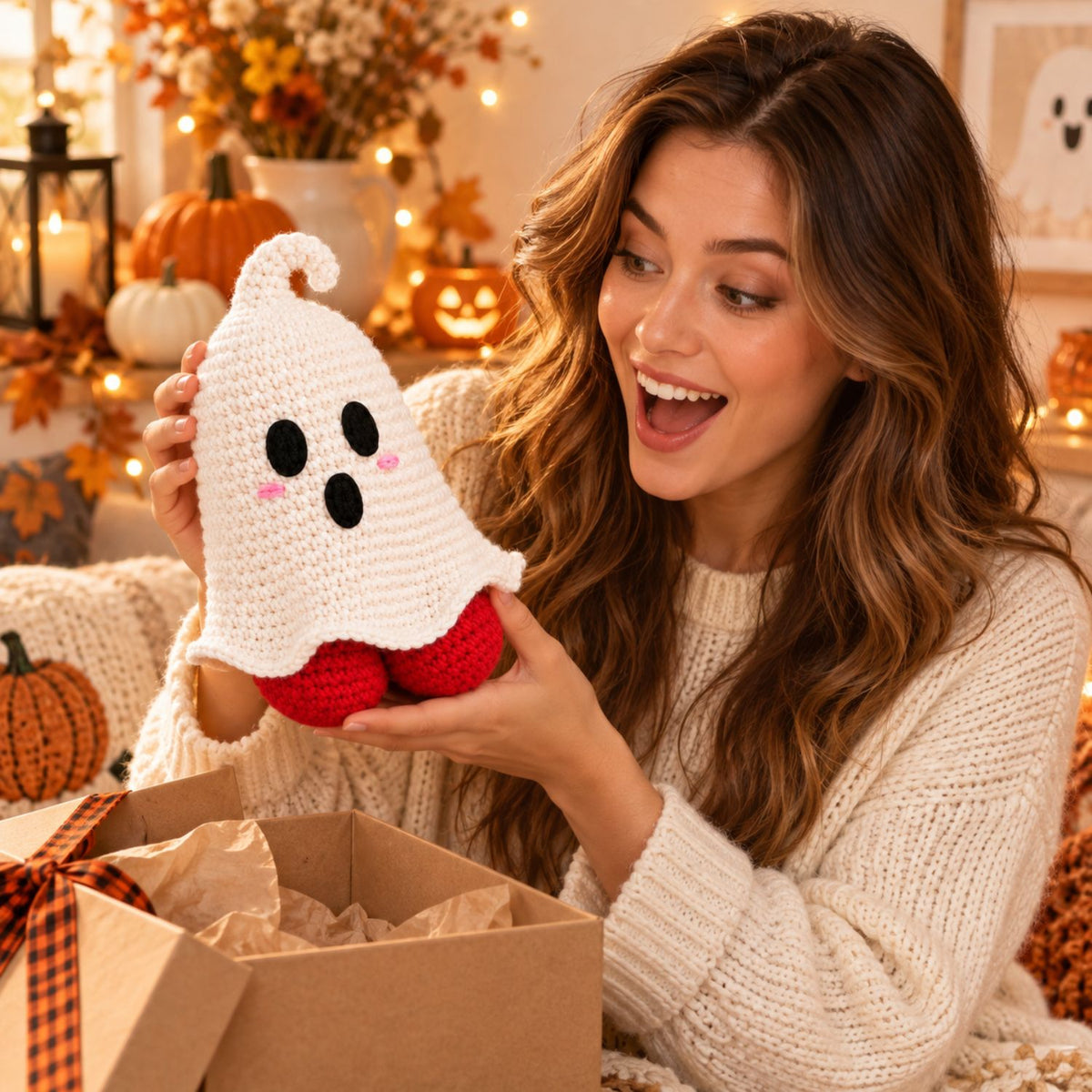 Ghost Surprise – Funny Halloween Crochet Pattern PDF