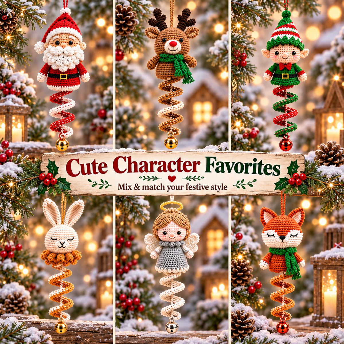 Christmas Wind Spinner Collection – 50 Crochet Pattern Bundle