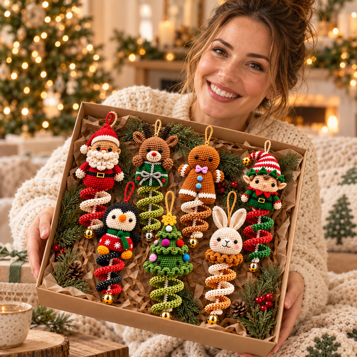 50 Christmas Crochet Wind Spinner Patterns Bundle | Digital PDF
